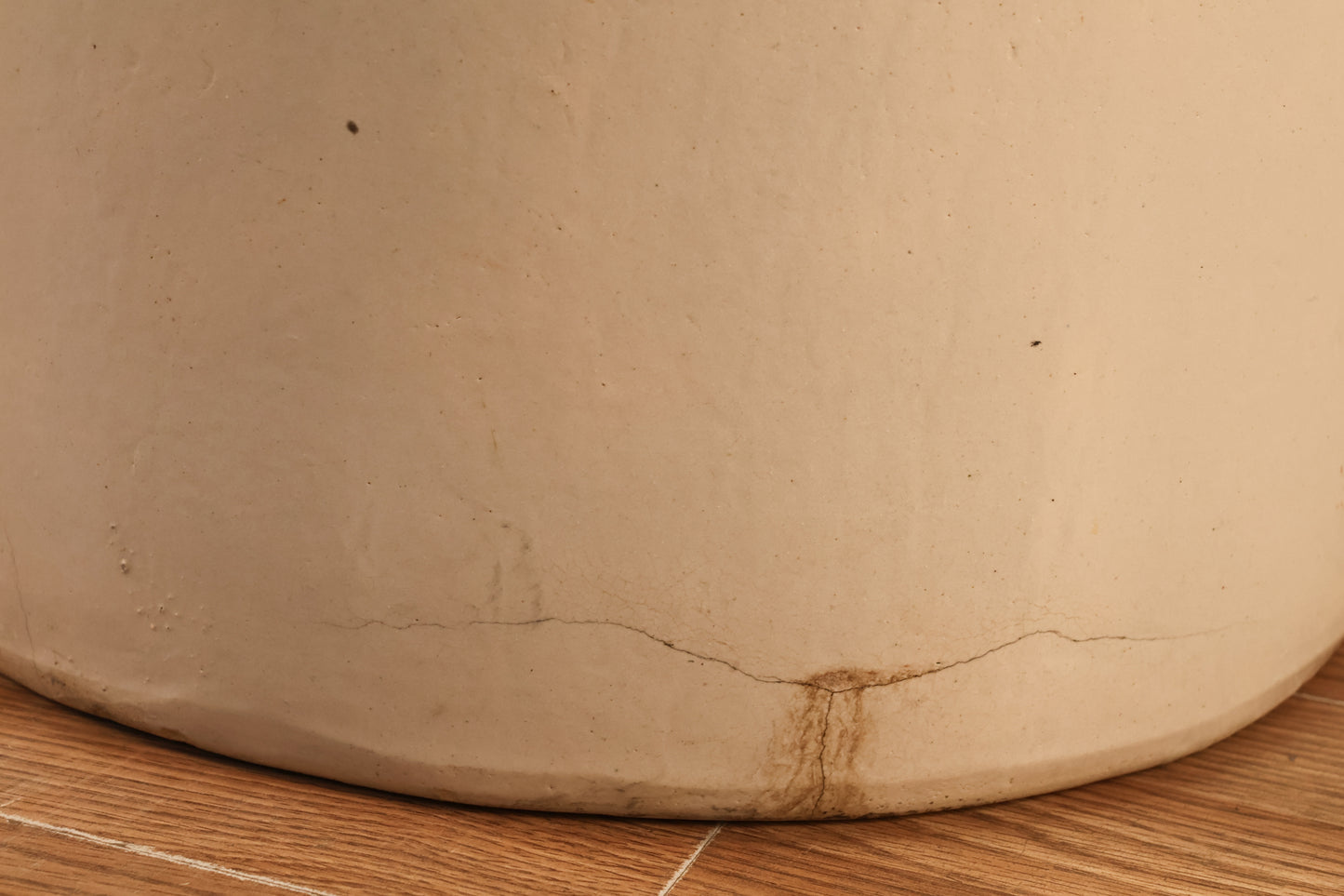 Antique White 12-Gallon Stoneware Crock