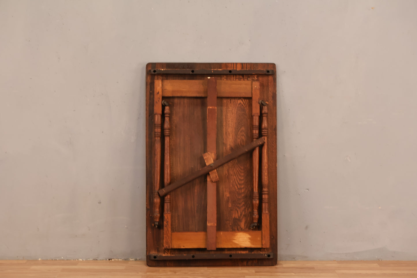 Antique Oak Folding Sewing Table - ONLINE ONLY