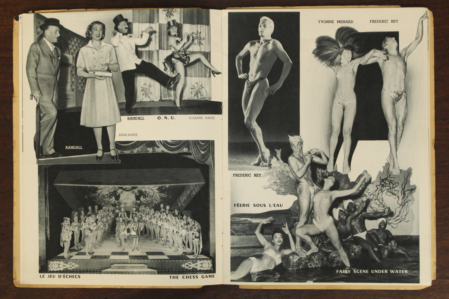 Early 1950s "Folies Bergere" Program