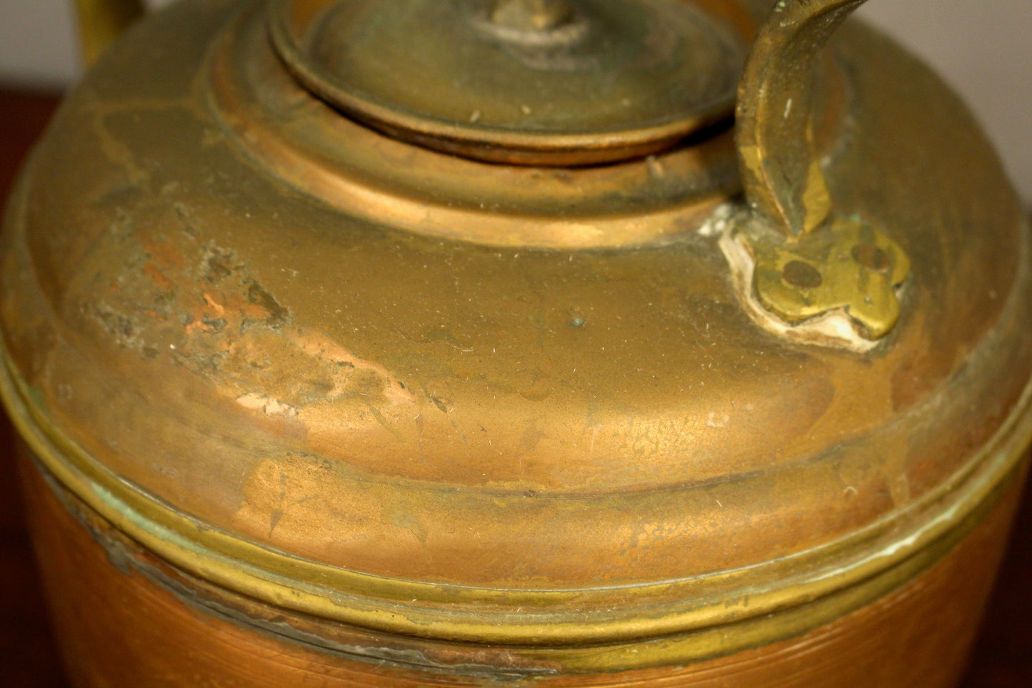 Large Antique Copper Kettle