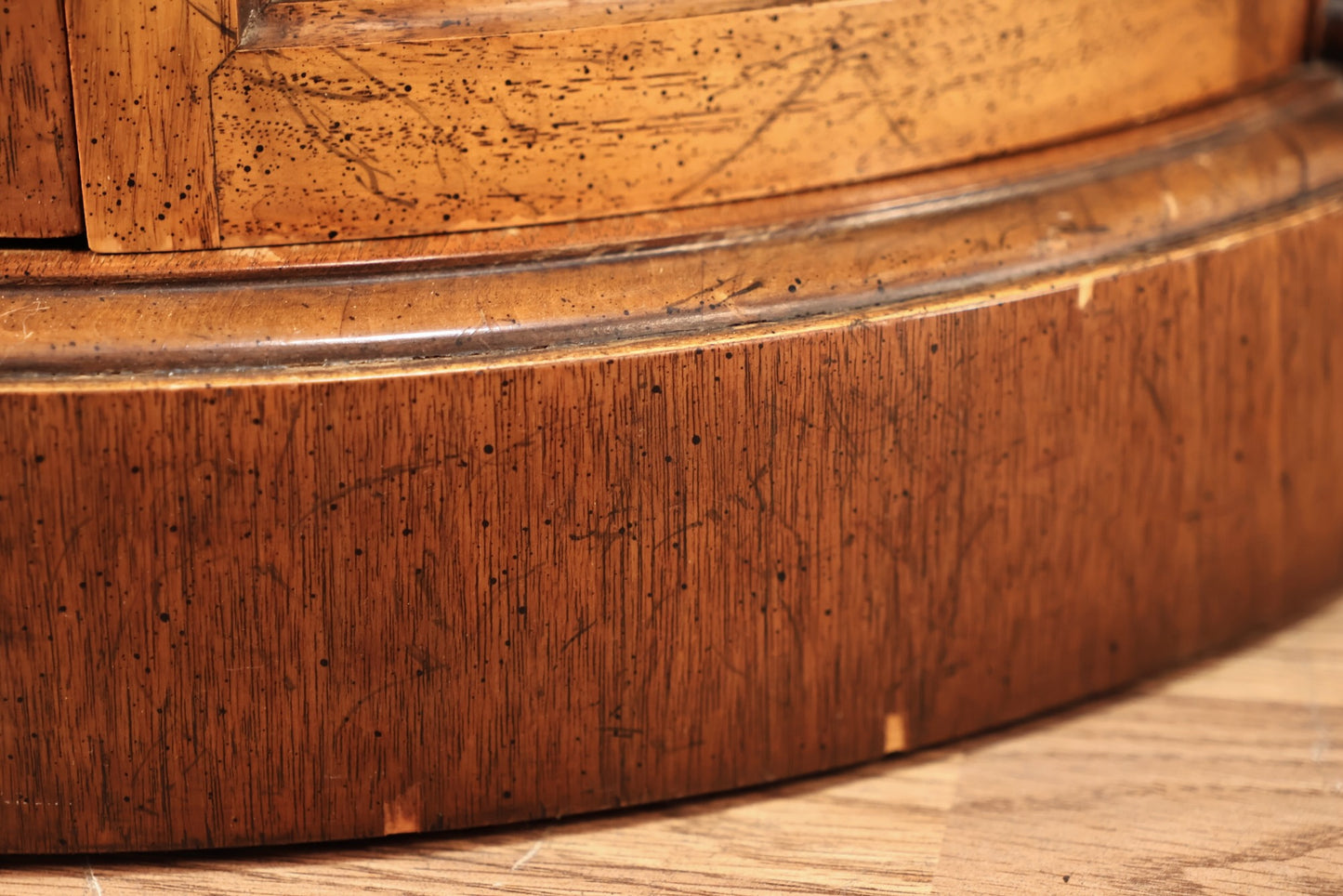 Baker Mesh-Door Drum End Table