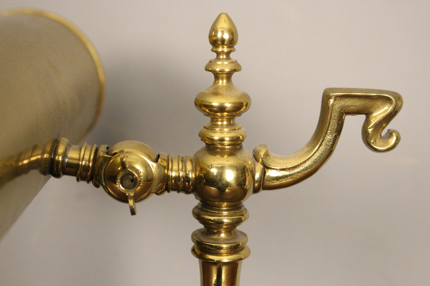 Brass & Black Banker's Desk Lamp