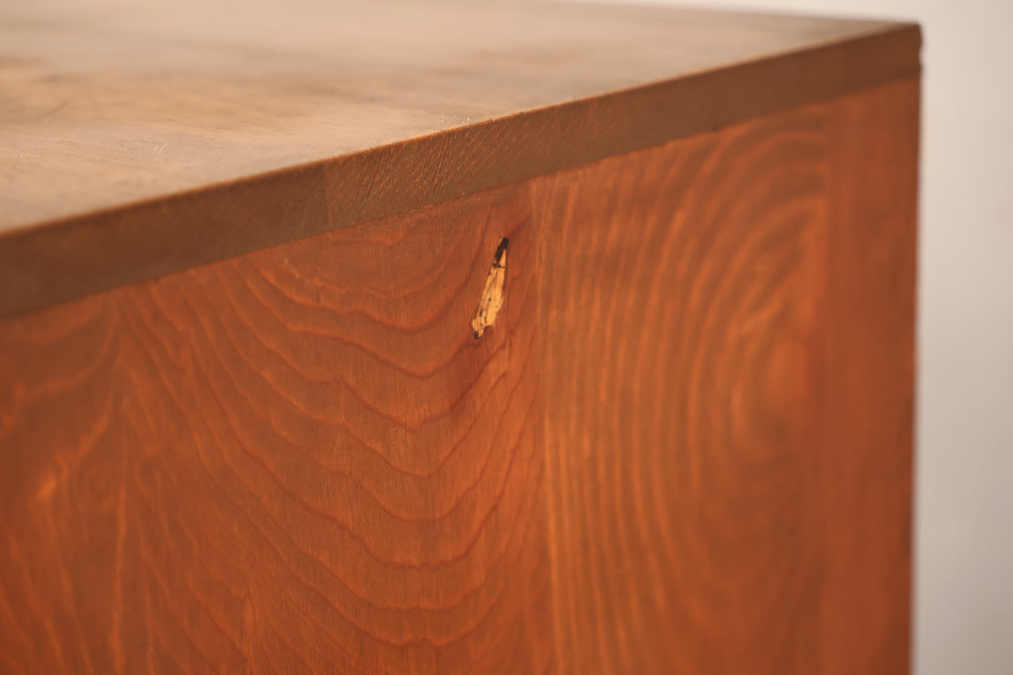 Mid Century Walnut Sliding-Door Cabinet D - ONLINE ONLY