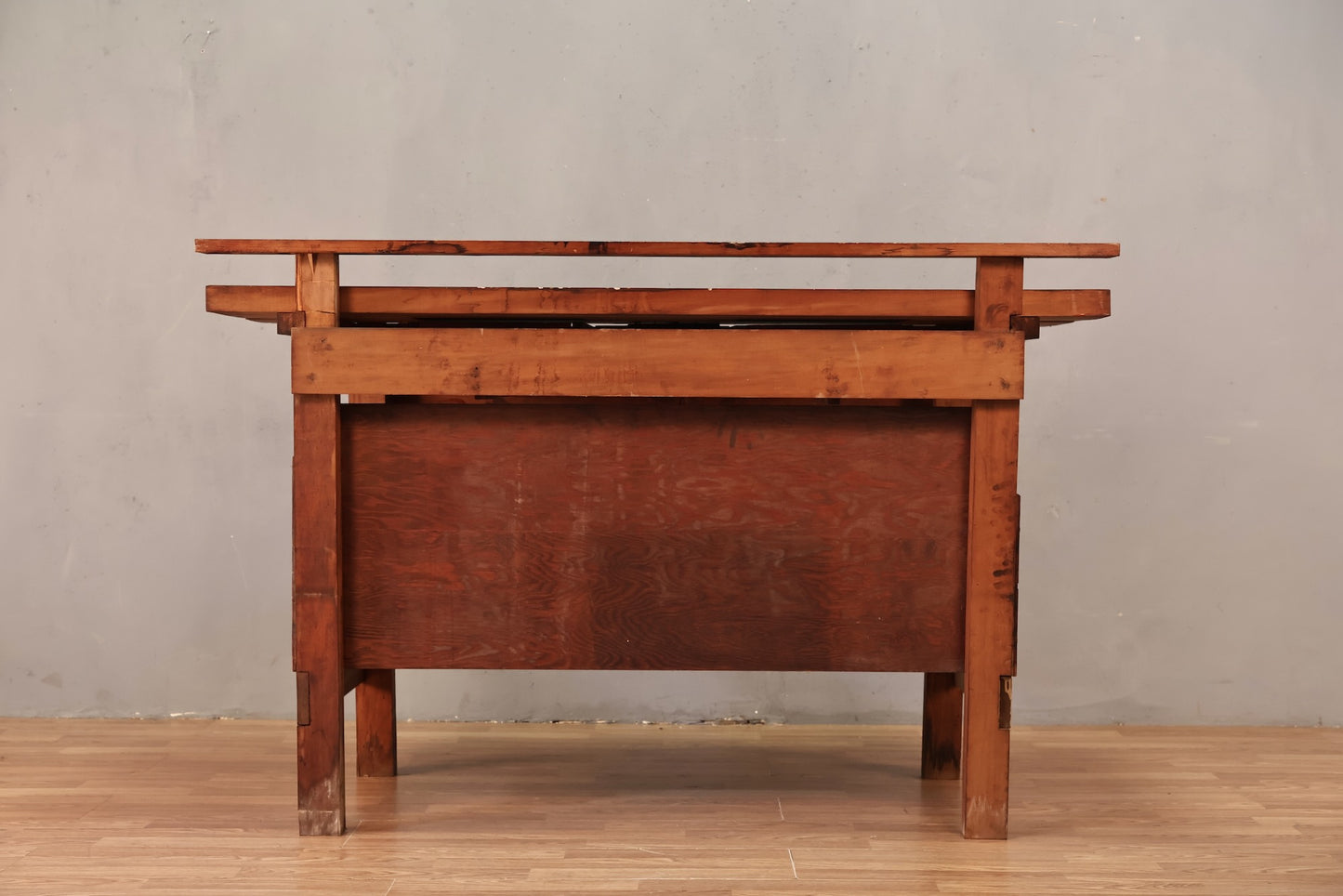 Rustic Painter's Workbench