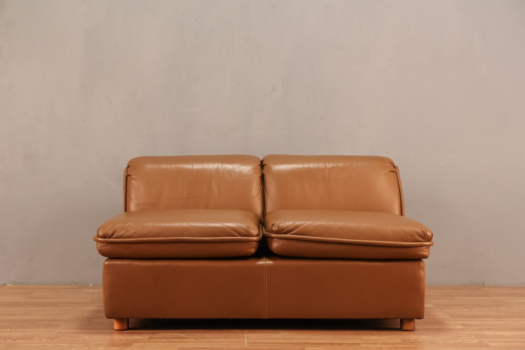 Mocha Leather Loveseat - ONLINE ONLY – Furnish Green