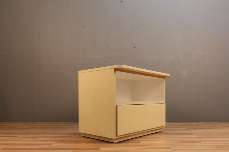 Large Glossy 1-Drawer End Table - ONLINE ONLY