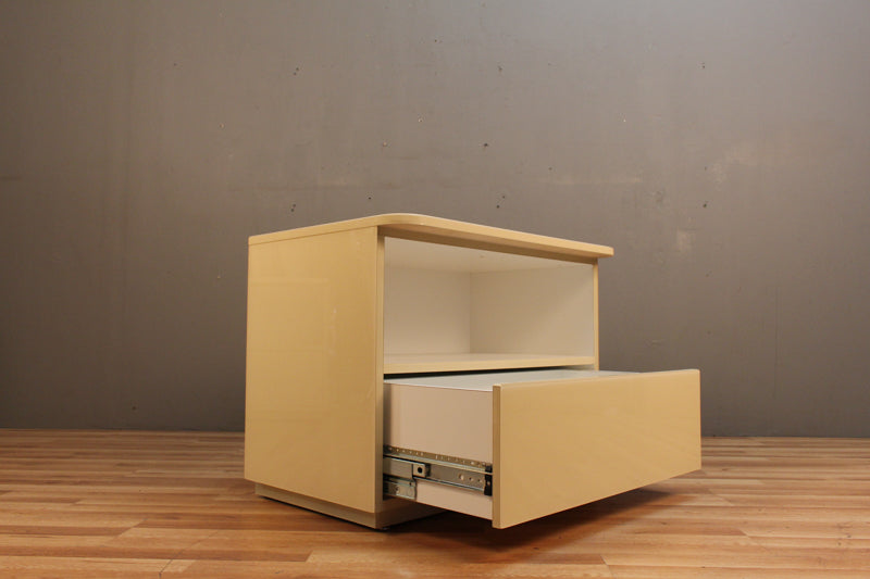 Large Glossy 1-Drawer End Table - ONLINE ONLY
