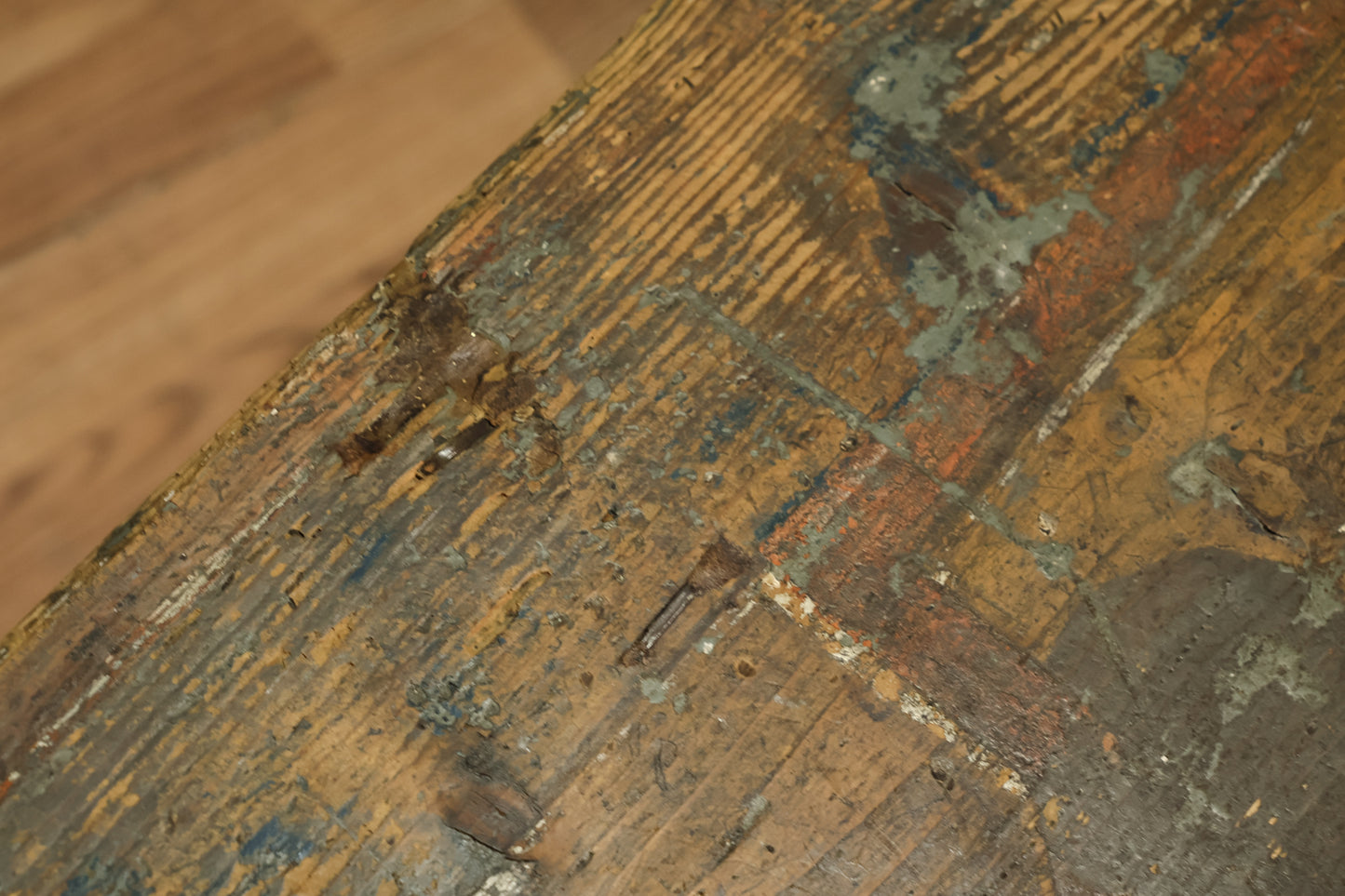 Distressed 1800s Pine Trunk