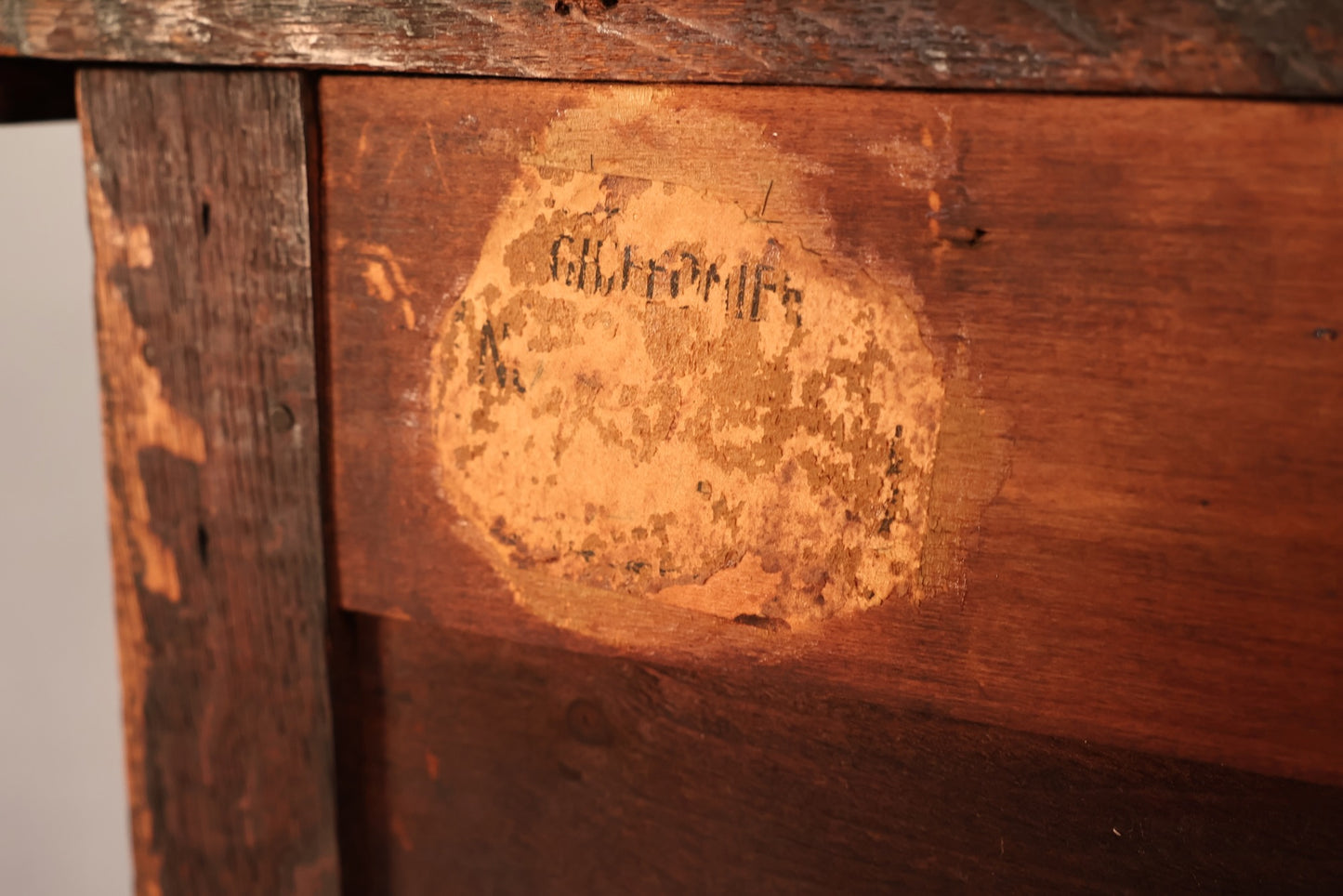 Victorian Eastlake Oak 5-Drawer Dresser