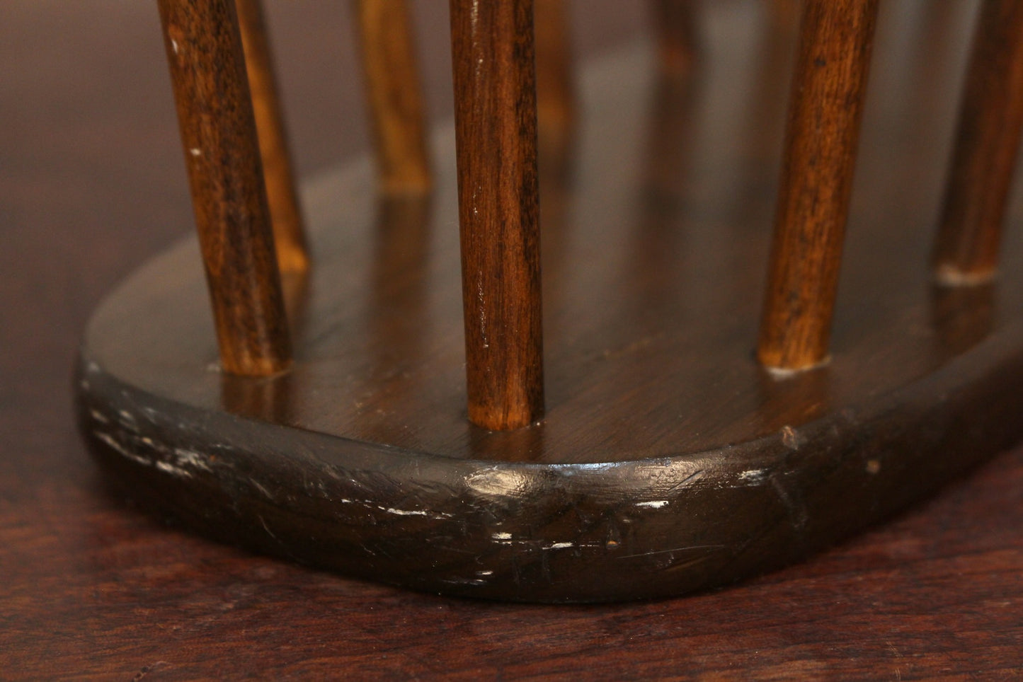 Mid Century Spindle Magazine Rack