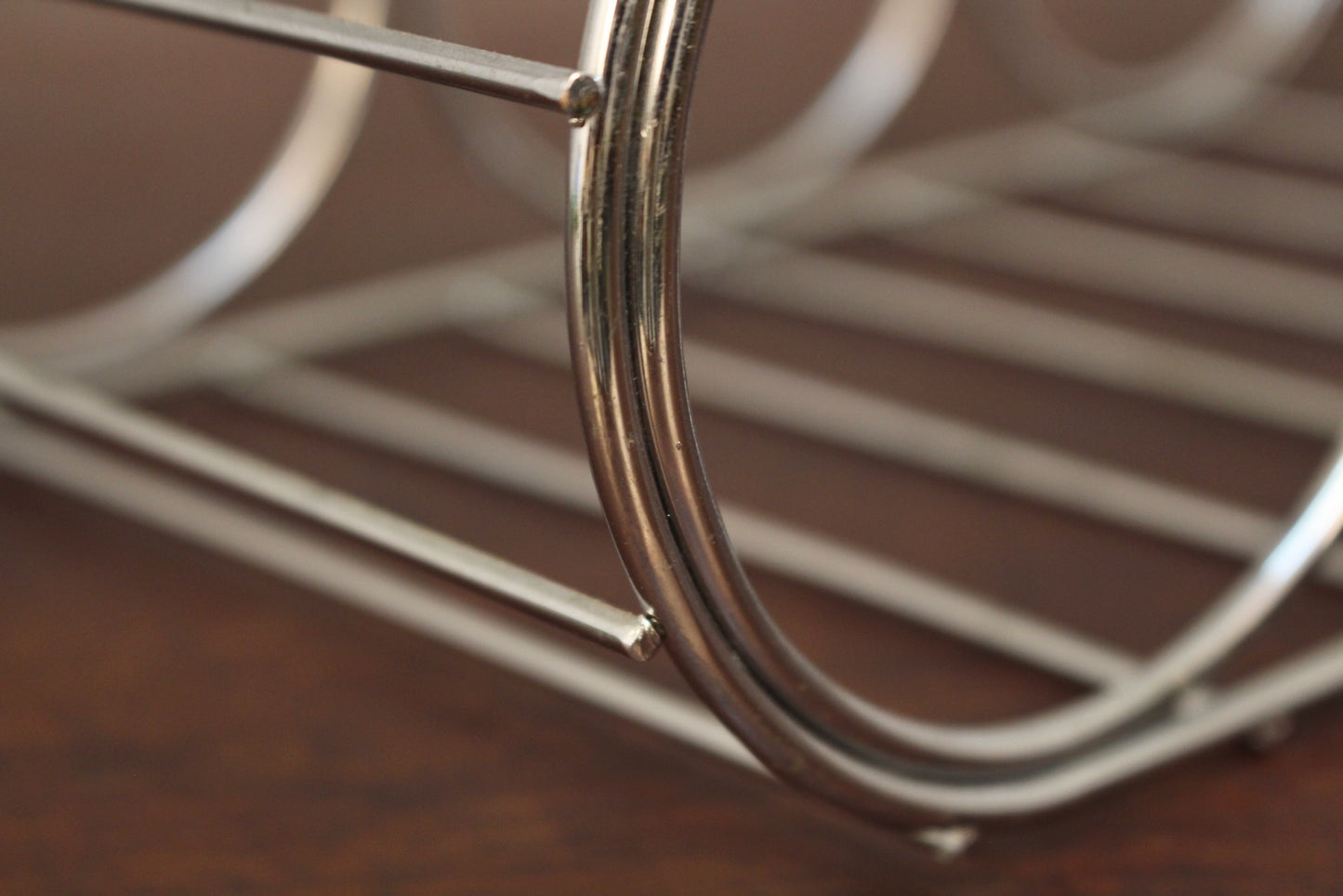 Chrome Wire Wine Rack
