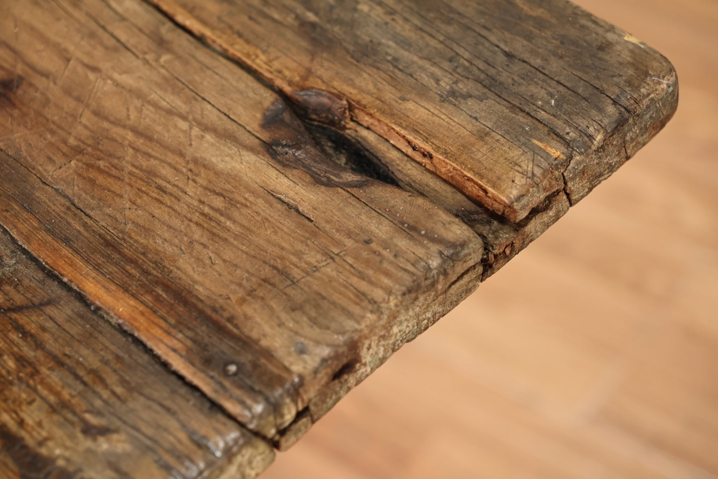 Distressed Farmhouse Green Kitchen Table