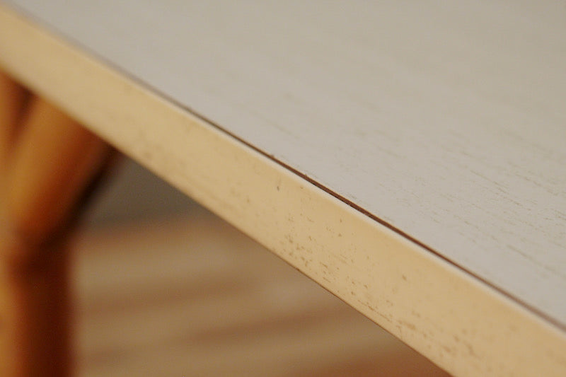 Rattan & Laminate Square Coffee Table – ONLINE ONLY
