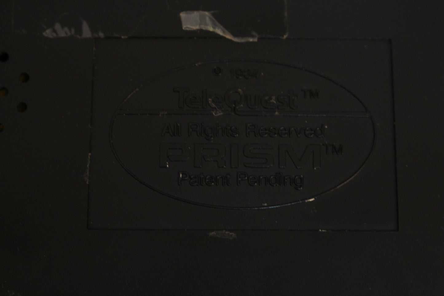 1980s TeleQuest Prism Black Telephone
