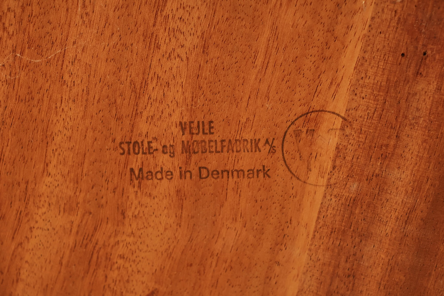 Large Vejle Teak Square End Table