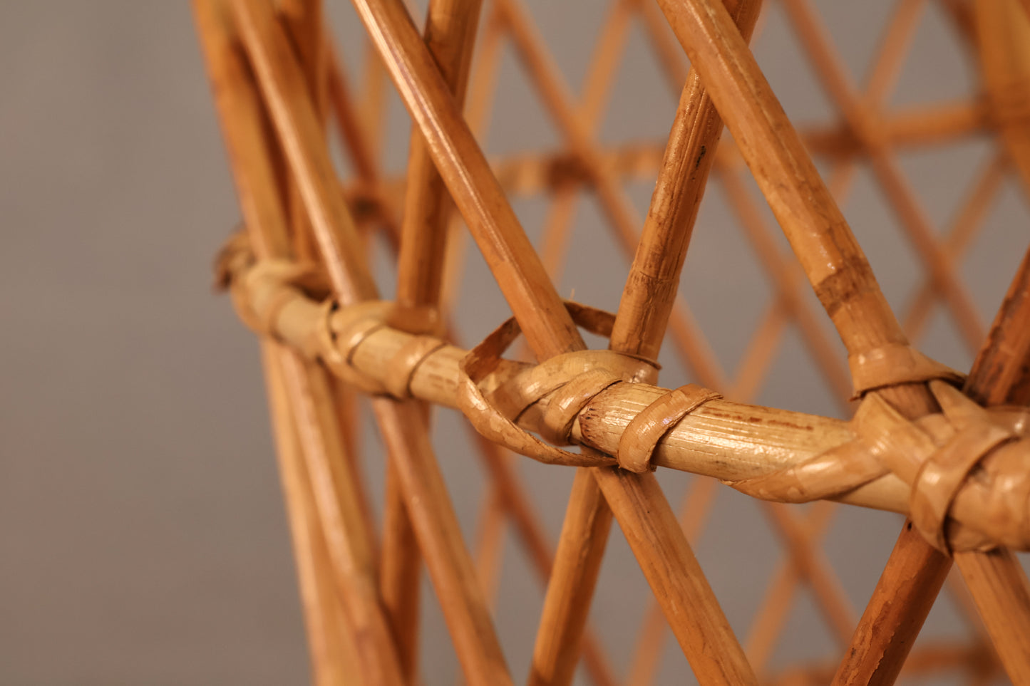Tall Rattan & Wicker Porter's Chair - ONLINE ONLY