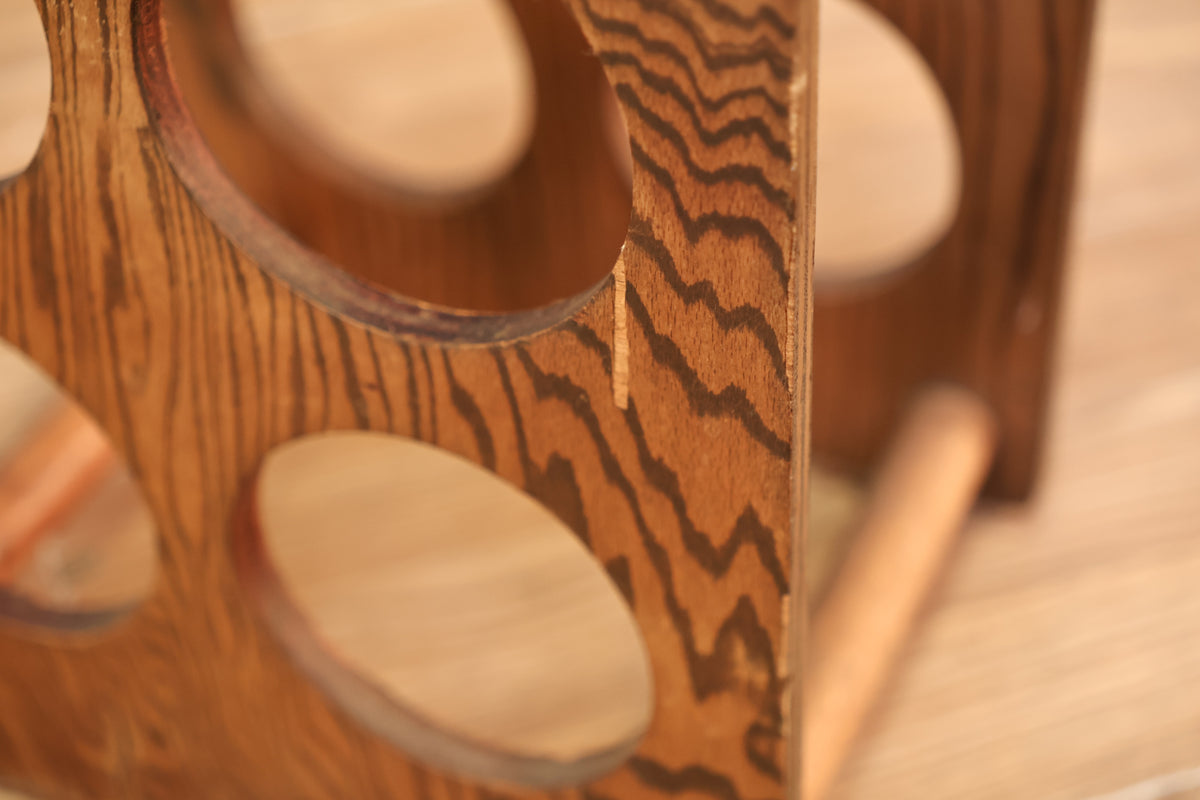 Bottle-Shaped Wine Rack