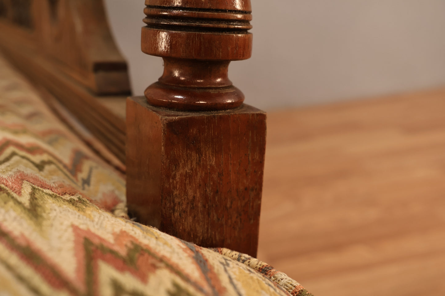 Victorian Eastlake Ikat Chaise Lounge - ONLINE ONLY