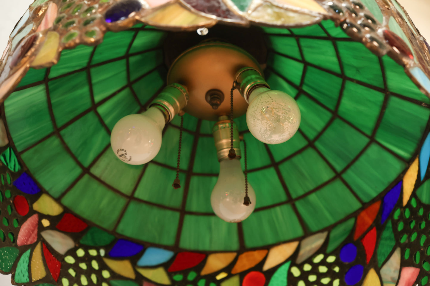 Tutti Frutti Stained Glass Swag Lamp