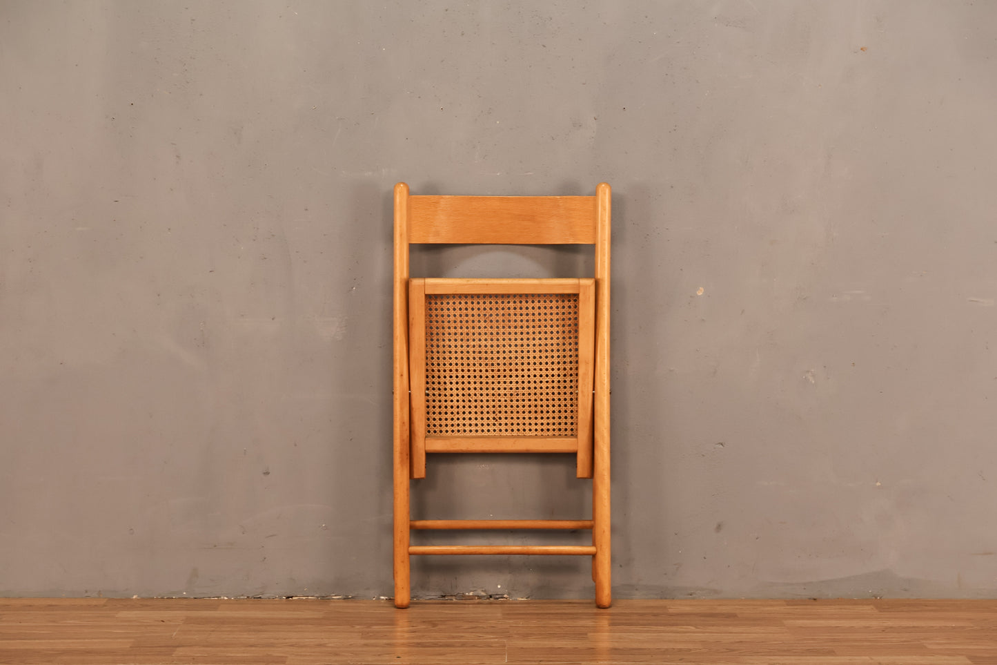 Beechwood & Cane Folding Chair - ONLINE ONLY