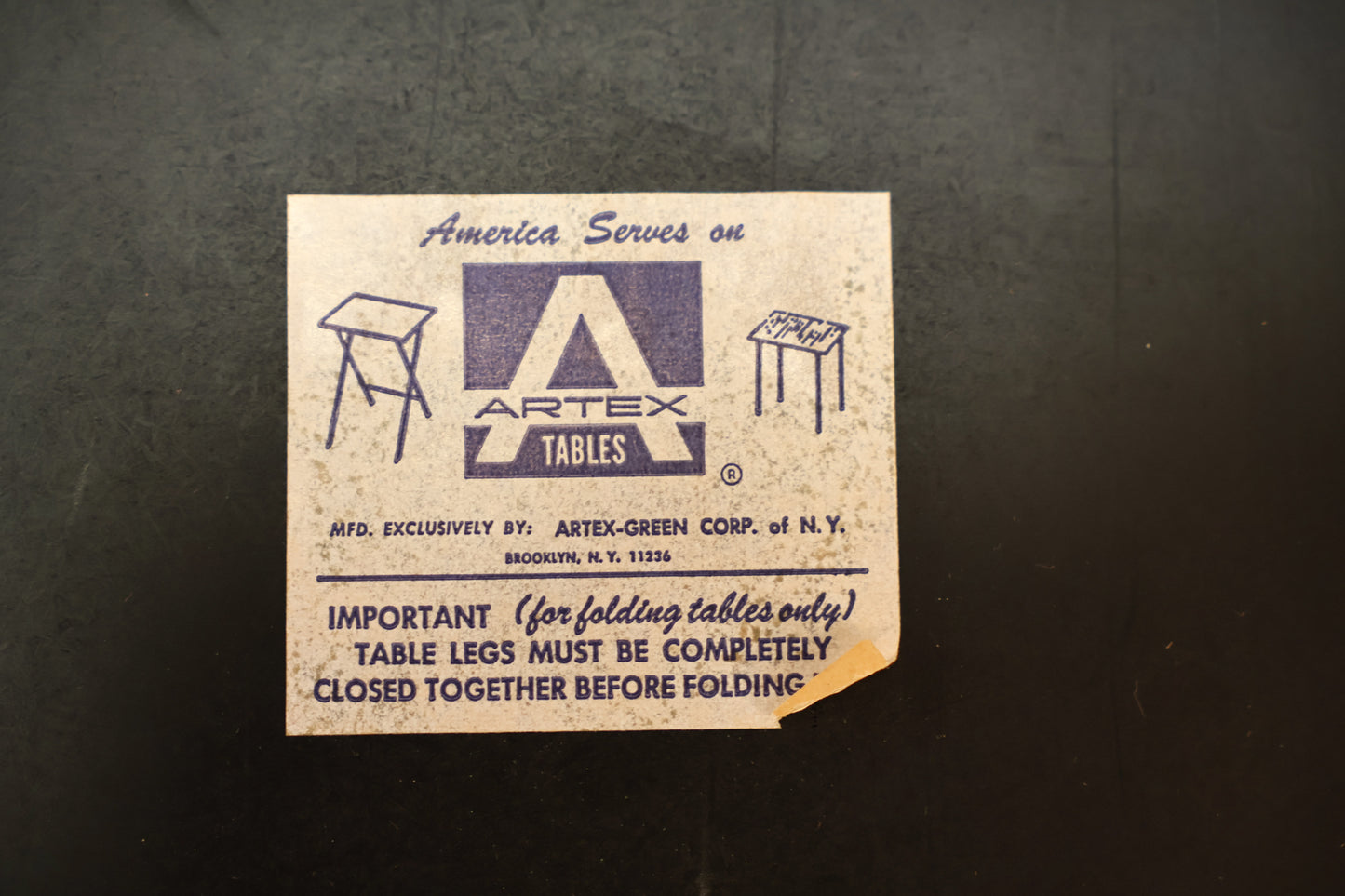 Set of 4 Artex Tortoise Laminate Tray Tables