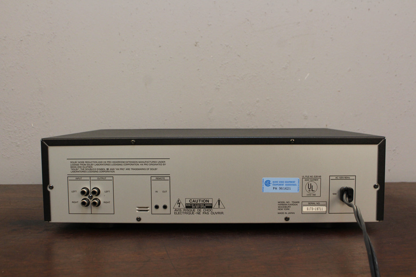 Harman Kardon TD4400 Cassette Deck
