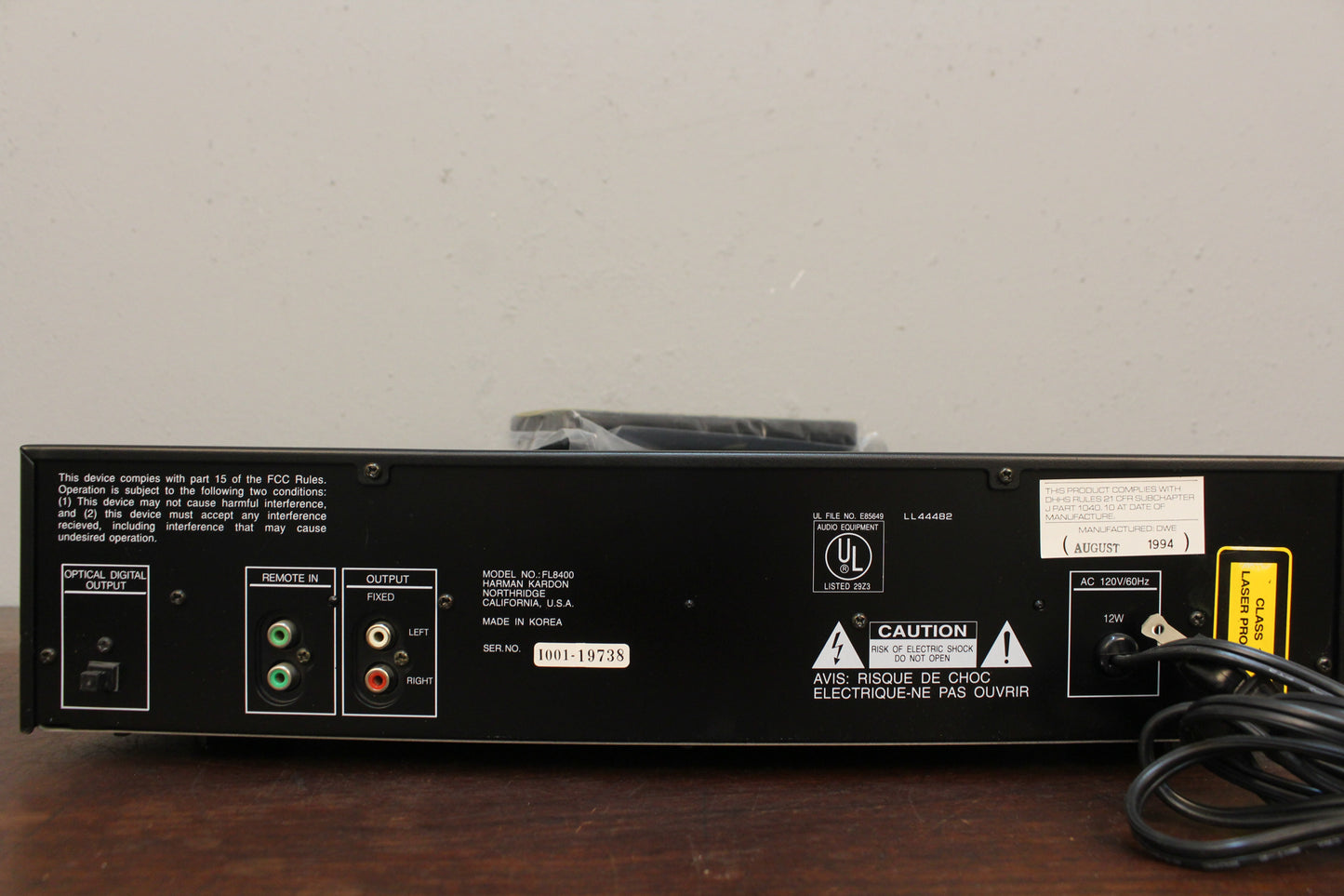 Prop Harman Kardon CD Changer