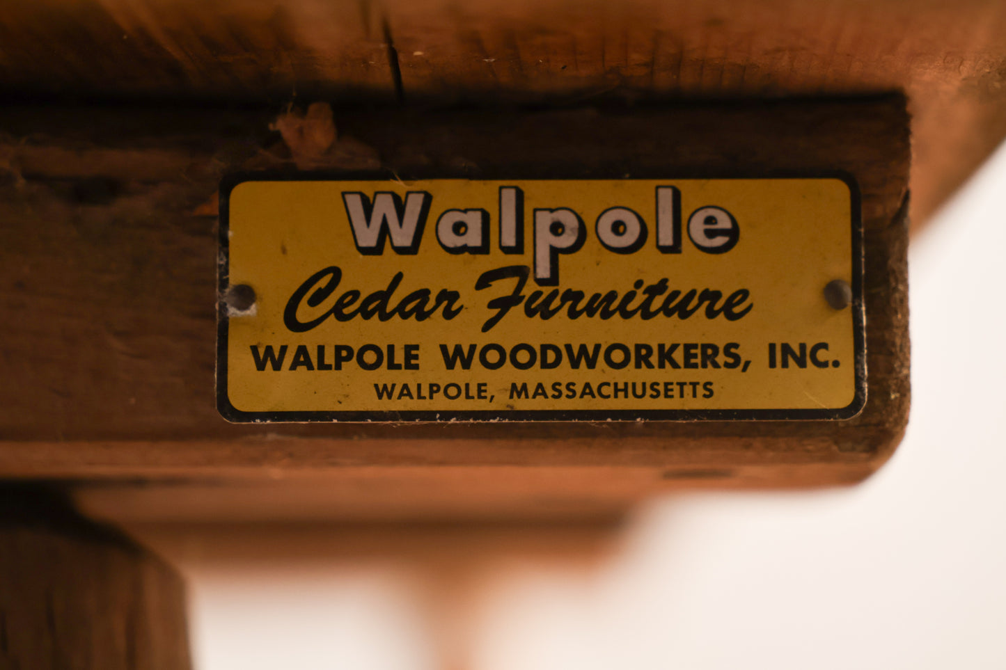 Large Walpole Firewood Dining Table - ONLINE ONLY