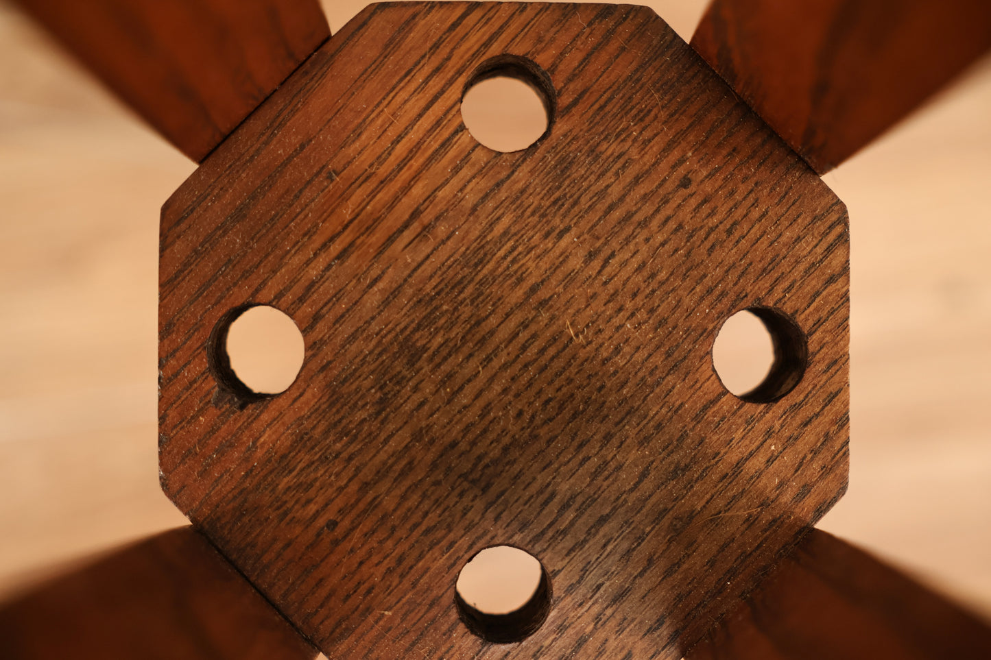 Slim Arts and Crafts Oak Stand