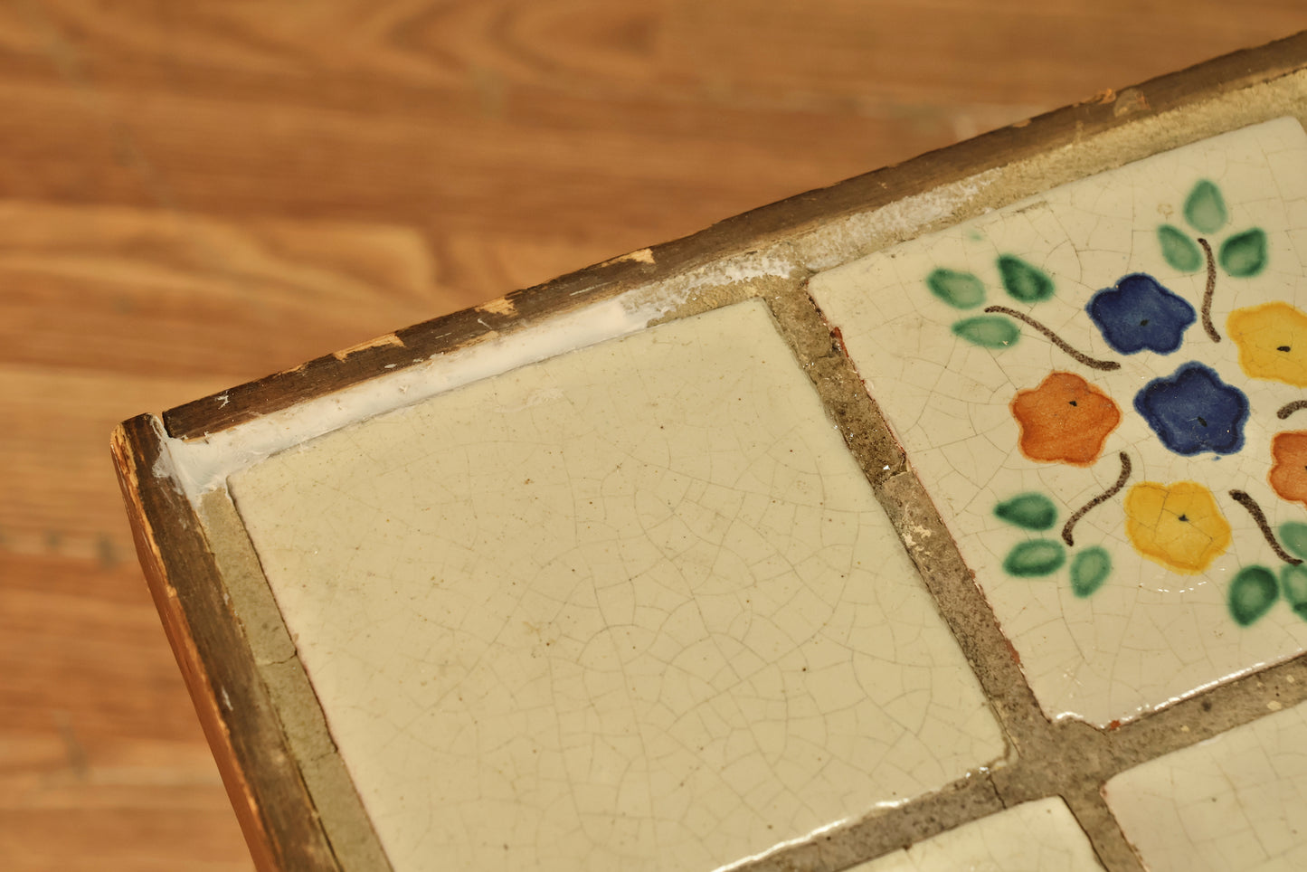 Floral Tile-Top Coffee Table - ONLINE ONLY