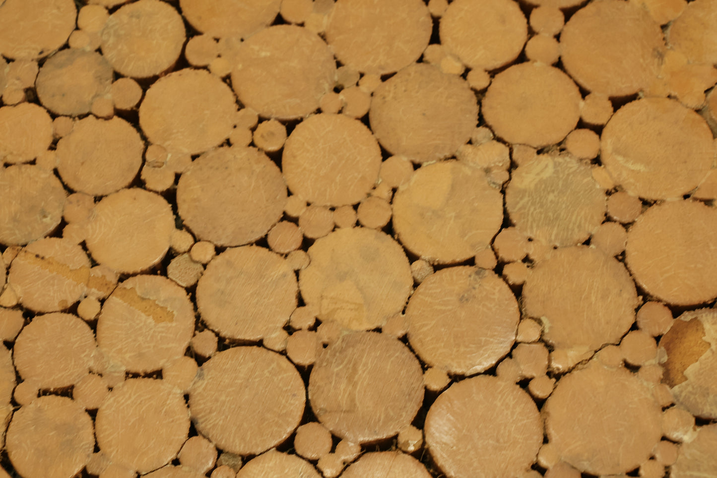 Mid Century Bamboo Sheaf Coffee Table - ONLINE ONLY