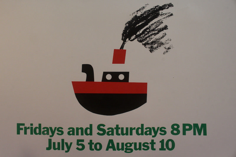 Large 1980s “Summergarden/Summerpier” Subway Poster