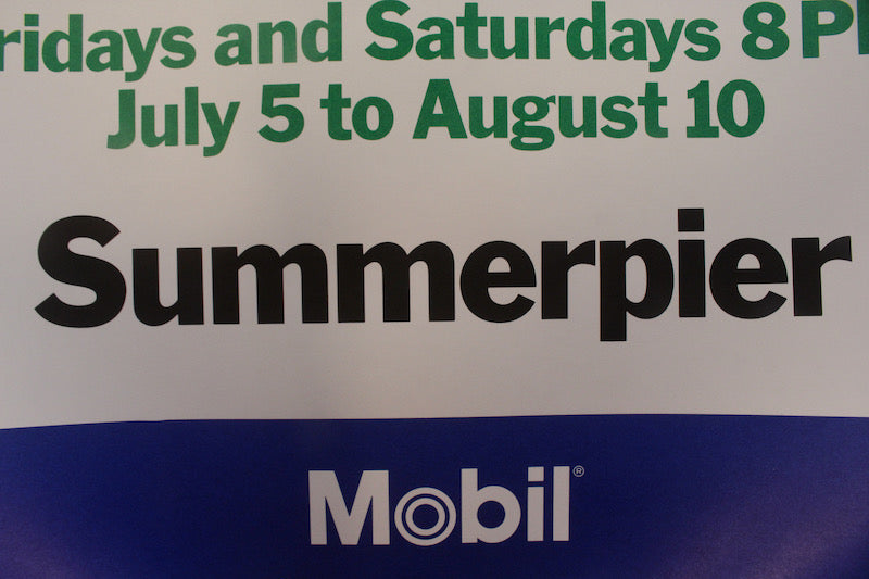 Large 1980s “Summergarden/Summerpier” Subway Poster