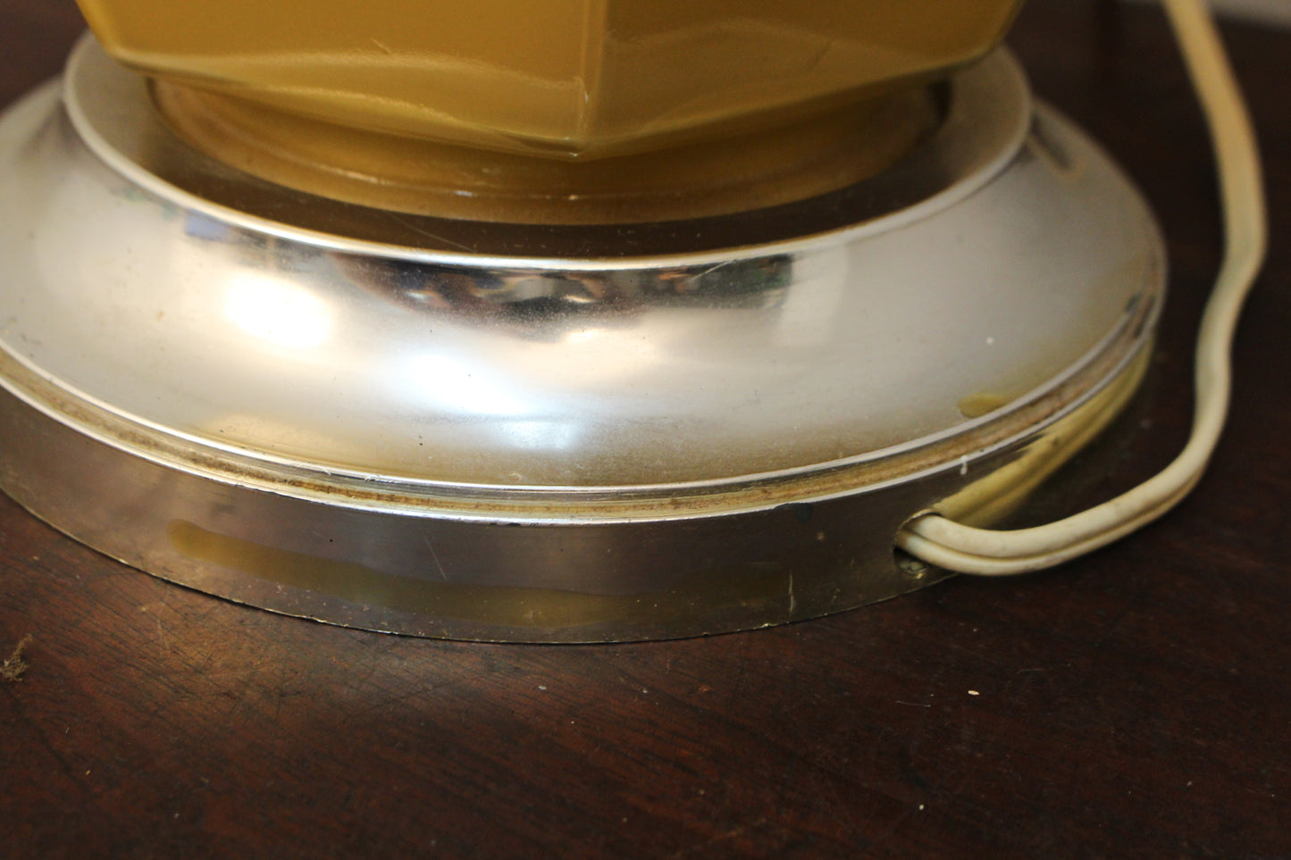 Small Dijon Glass Table Lamp