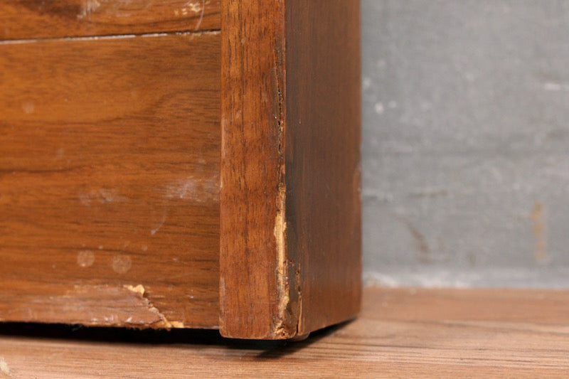 Mid Century Twin Lit Cutouts Headboard