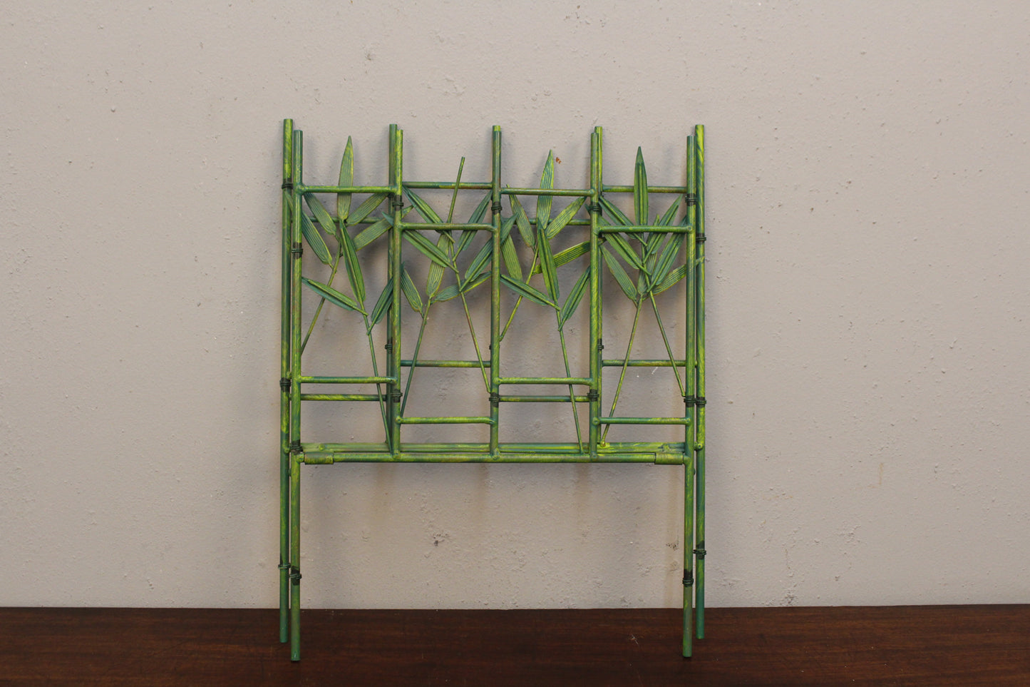 Green Bamboo Folding Magazine Rack