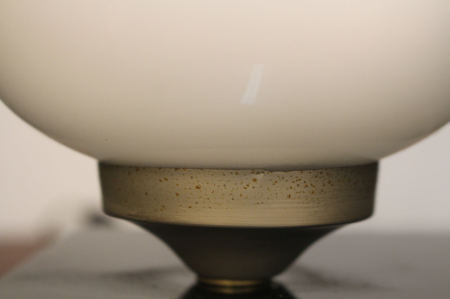 Smoked Acrylic & Glass Table Lamp