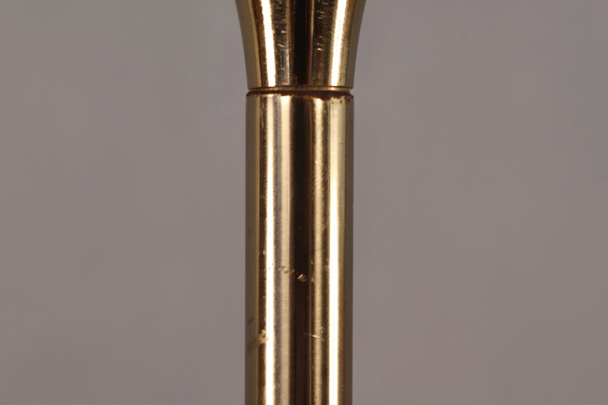 1960s Laurel Brass "Mushroom" Floor Lamp