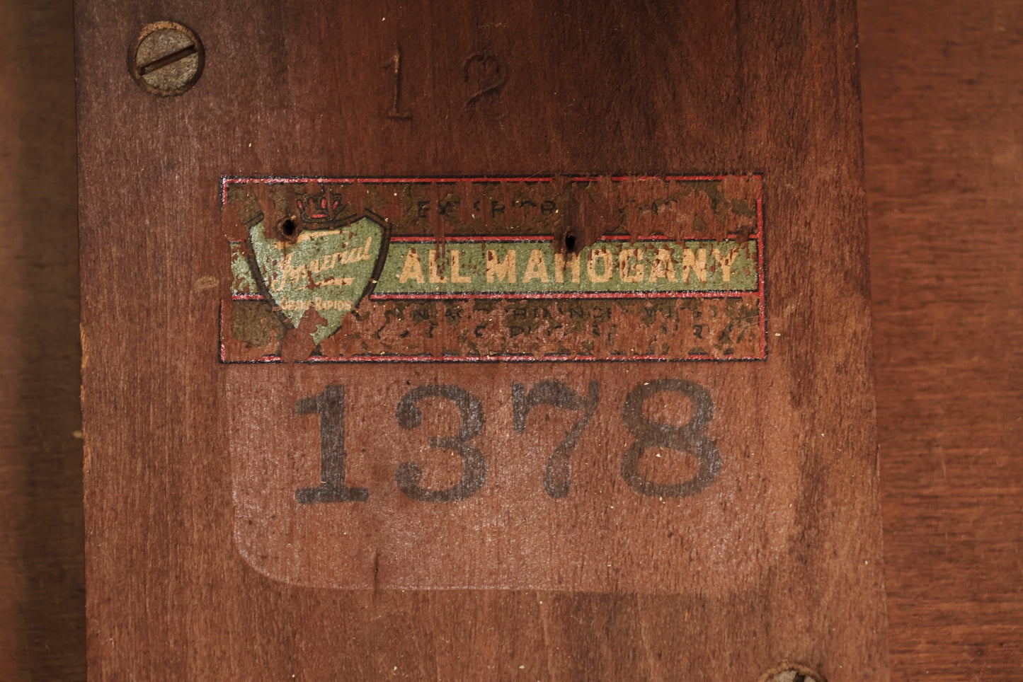 Imperial Mahogany Pie Crust Table - ONLINE ONLY