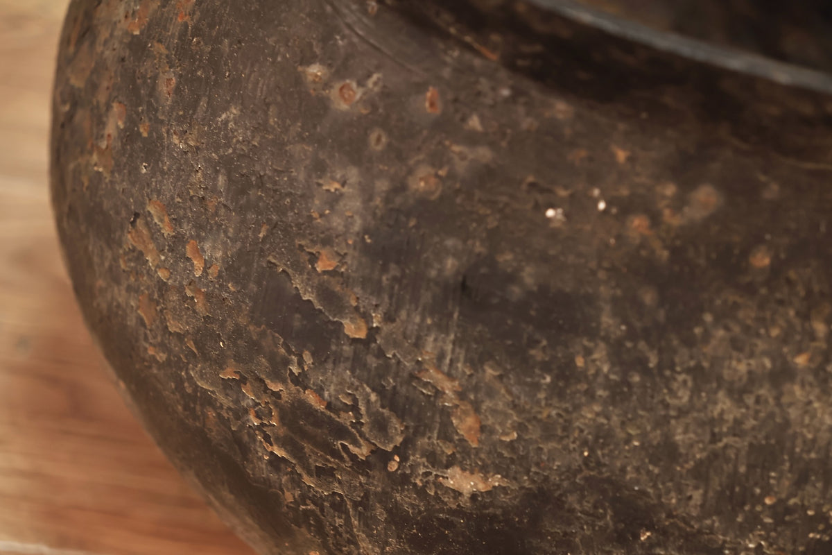 Antique Iron Witch's Cauldron - ONLINE ONLY