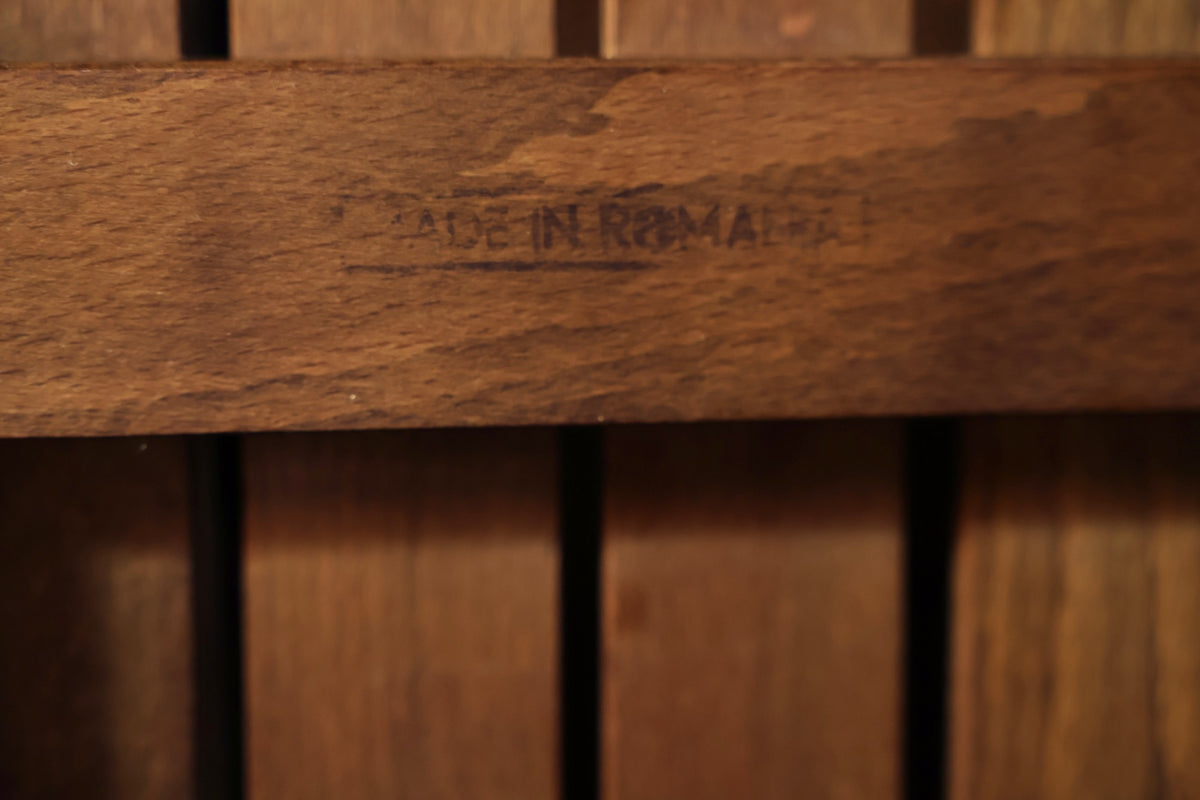 Slatted A-Frame Folding Chair