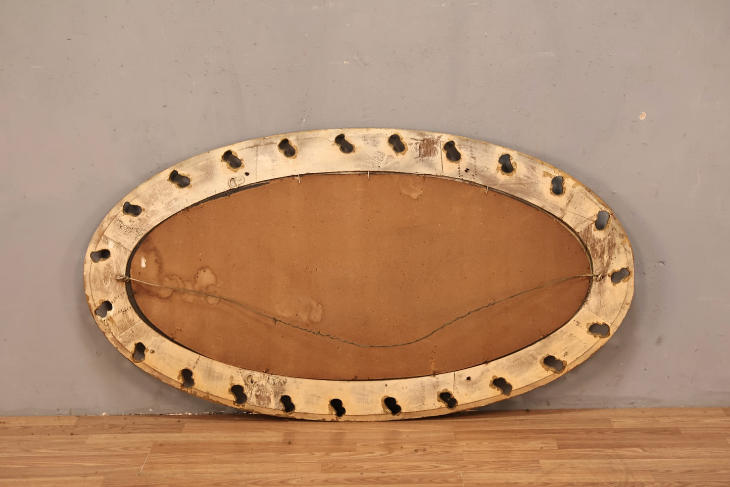 Carved Oval Mirror - ONLINE ONLY