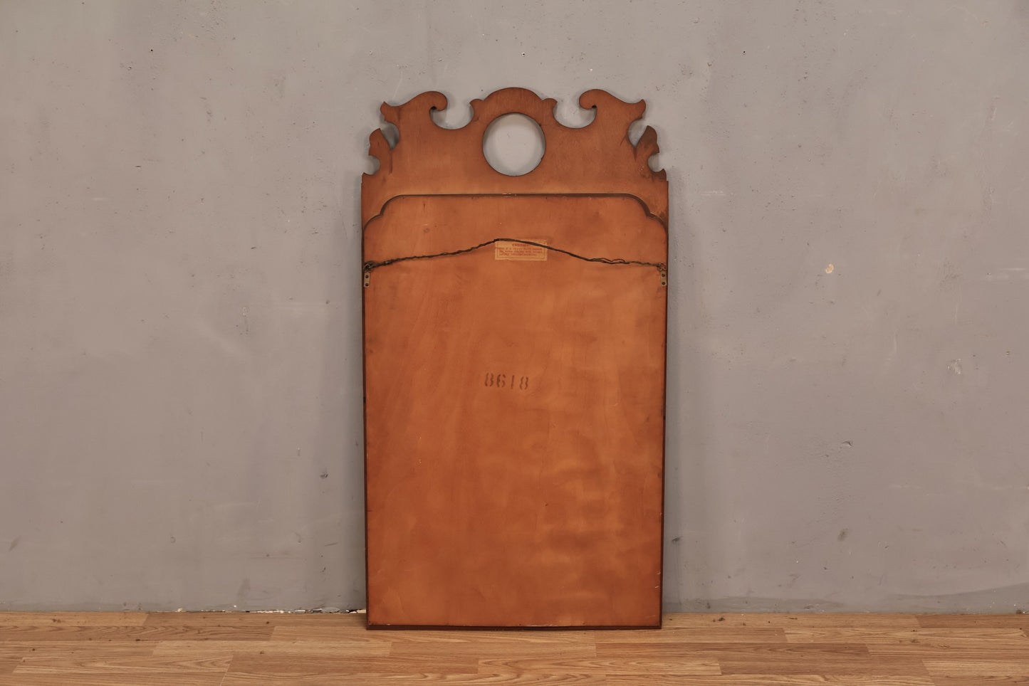 Carved Mahogany Mirror