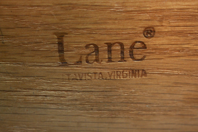 Lane Walnut & White Laminate 1-Drawer End Table – ONLINE ONLY