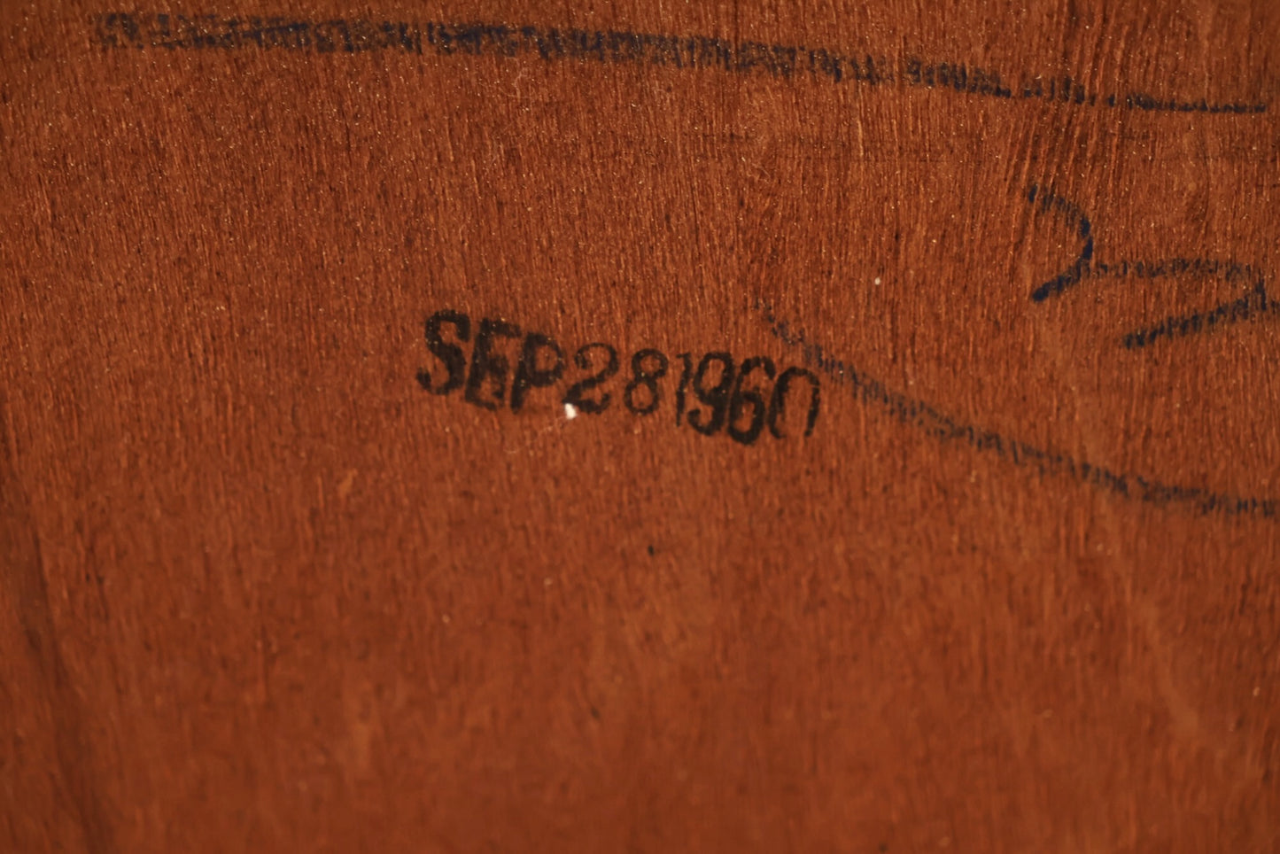 1960s Country Maple Secretary Dresser