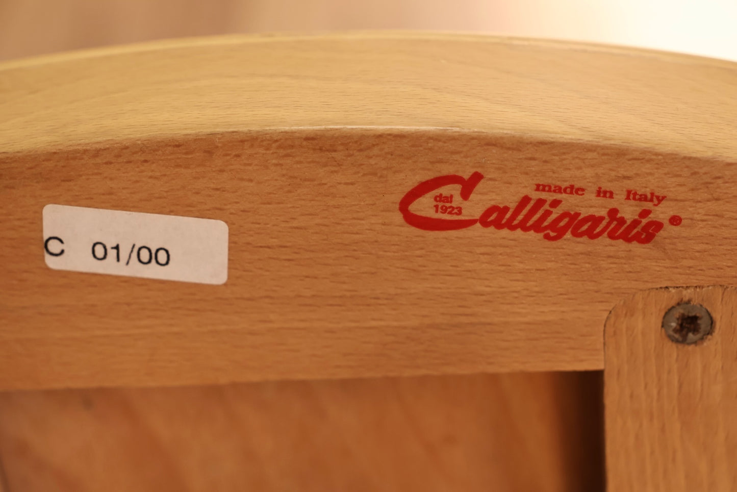 Italian Blonde Desk Chair - ONLINE ONLY