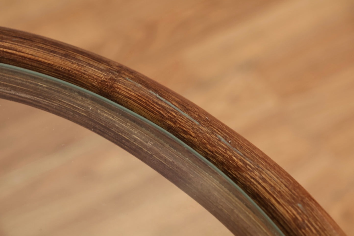 Bamboo & Glass Side Table