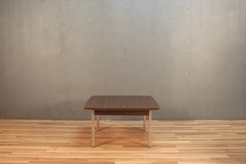 Laminate & Chrome Square Coffee Table