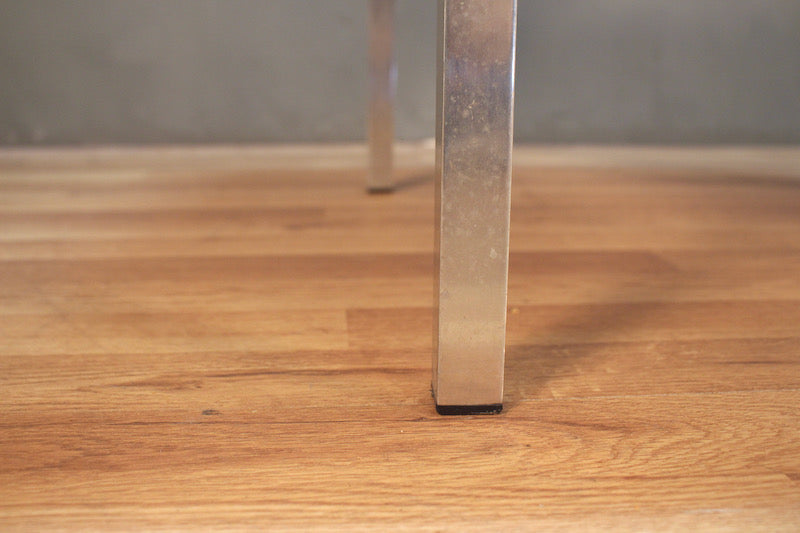 Laminate & Chrome Square Coffee Table