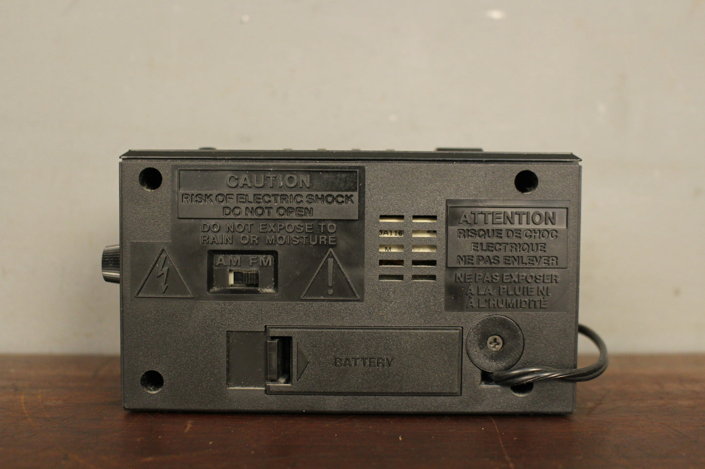 1970s General Electric Mini Clock Radio